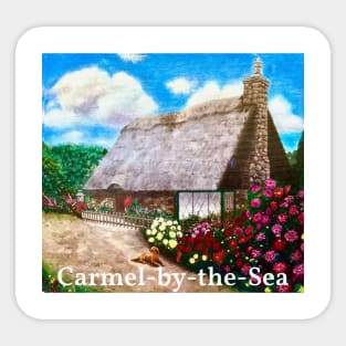 Carmel Cottage Sticker